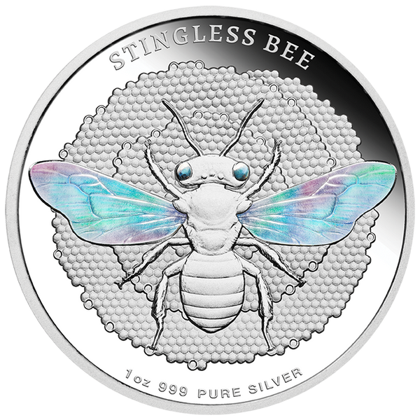 2026 Australian Native Bees - Stingless Bee 1oz Silver Proof Hologram Coin