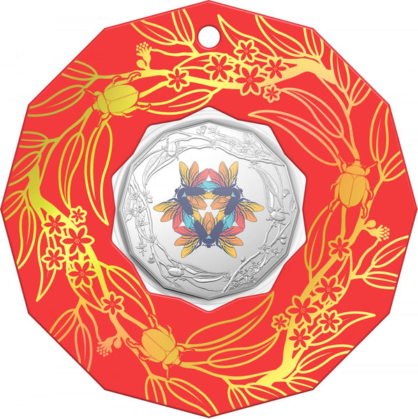 2022 Christmas Festive Florals 50c UNC - Set of 5