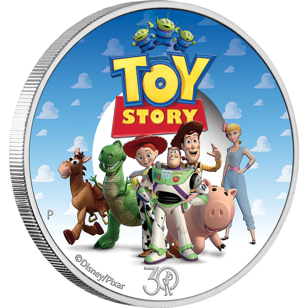 Toy Story 1/2oz Silver Proof Coin 30th Anniversary