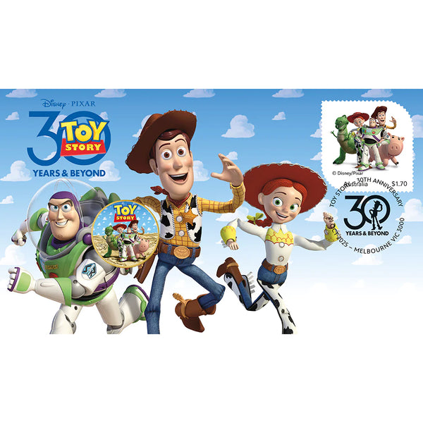2025 Toy Story 30th anniversary Postal Numismatic Cover (PNC)