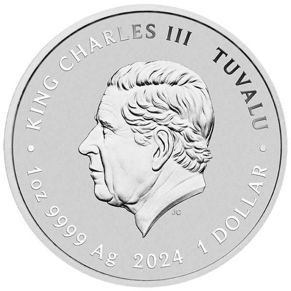 2024 $1 40th Anniversary of Teenage Mutant Ninja Turtles 1oz Silver Coin In Card