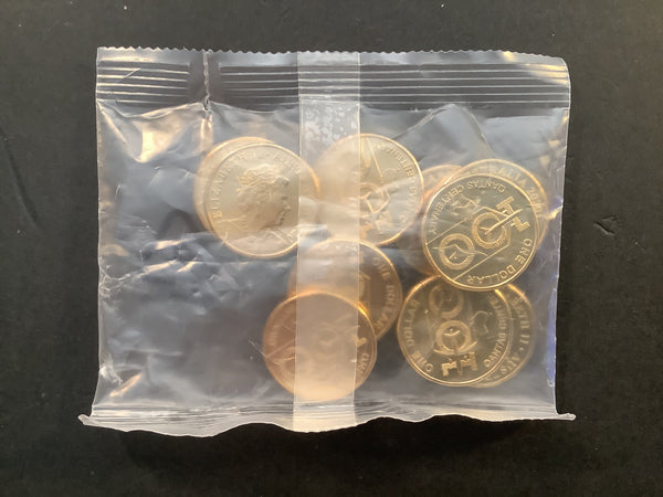 2020 Qantas $1 RAM Bag  10 Coins