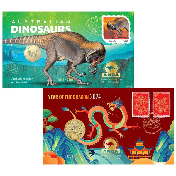 2024 PNC Set – Exclusive to ANDA Overprinted and re-coloured PNCs from Australia Post