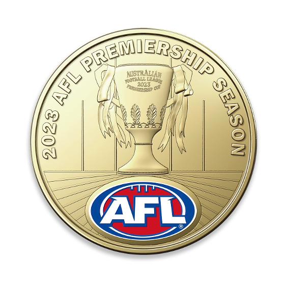 2023 AFL Grand Final Collingwood Limited-Edition Coloured $1 PNC Number 0284/1000