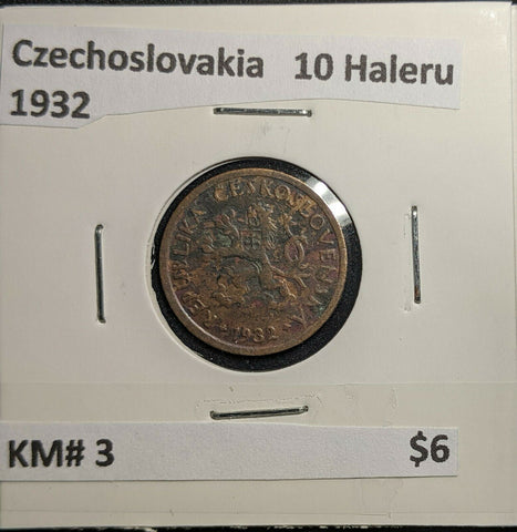 Czechoslovakia 1932 10 Haleru KM# 3 #791 2A