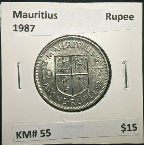 Mauritius 1987 Rupee KM# 55 #1669