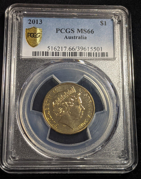 2013 One Dollar $1 Australia PCGS MS66 GEM UNC #1926
