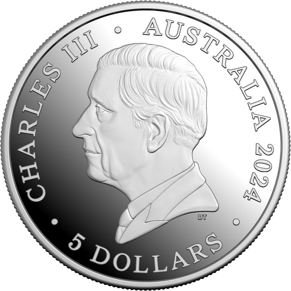 2024 $5 Australian Paralympic Team
Selectively Gold-Plated Silver Proof Coin
