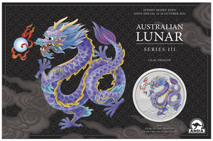 ANDA Sydney 2024 Perth Mint - 1oz Coloured Dragon