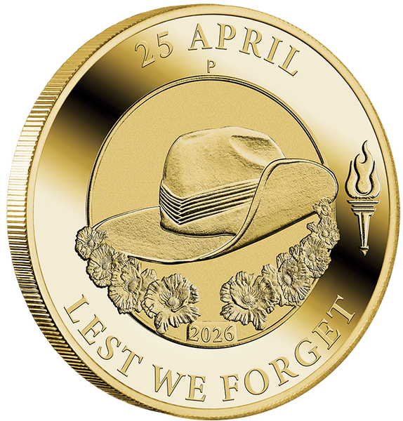 2026 $1 ANZAC Day Coin in Card