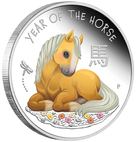 Baby Horse 2026 1/2oz Silver Proof Coloured Coin