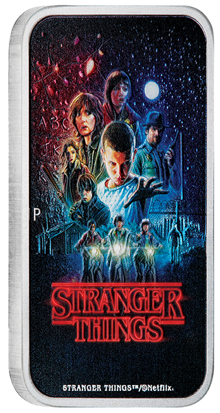 Stranger Things - Season 1 2026 1oz Silver Coloured Rectangular Coin