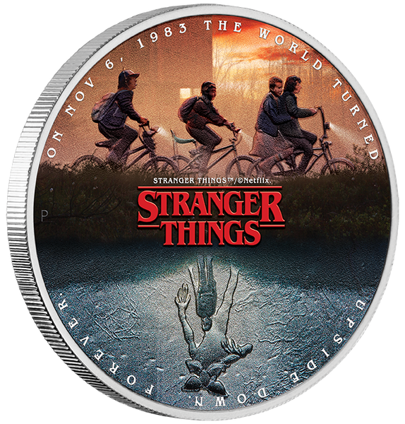 Stranger Things - The Upside Down 2026 1oz Silver Coloured Coin