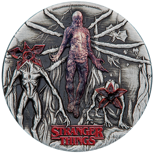 Stranger Things - Villains 2026 2oz Silver Antiqued Coloured Coin