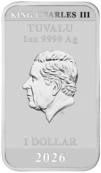 Stranger Things - Season 1 2026 1oz Silver Coloured Rectangular Coin