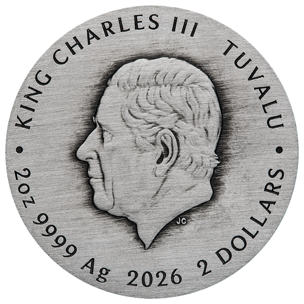 Stranger Things - Villains 2026 2oz Silver Antiqued Coloured Coin