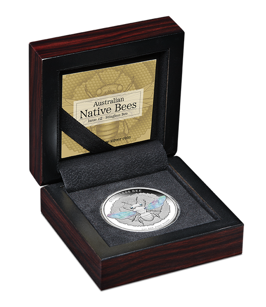 2026 Australian Native Bees - Stingless Bee 1oz Silver Proof Hologram Coin