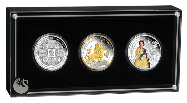 2026 1oz H.M. Queen Elizabeth II 100th Anniversary Silver Three Coin Set