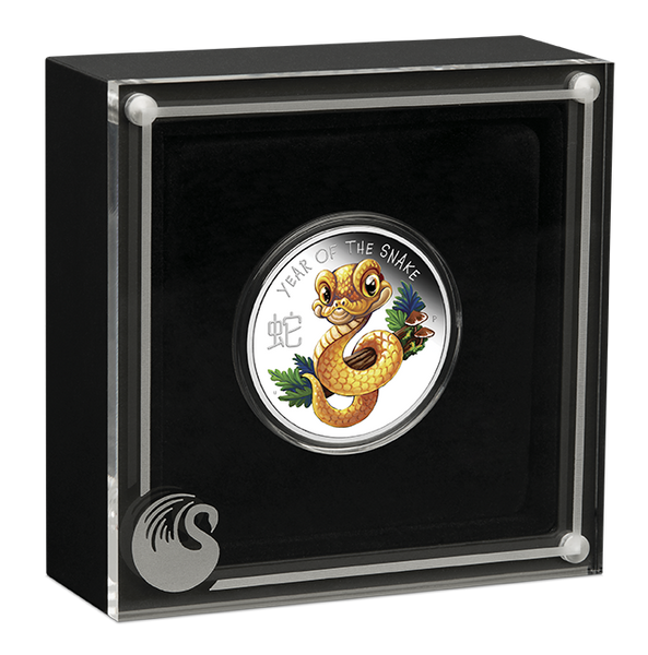 2025 Baby Snake 1/2oz Silver Proof Coloured Coin