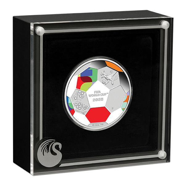 2026 50c 1/2oz FIFA World Cup Silver Proof Coloured Coin