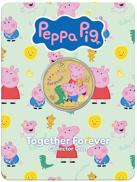 Peppa Pig 2026 $1 Colour Uncirculated 3-Coin Set
