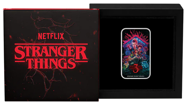 Stranger Things - Season 3 2026 $1 Colour Rectangular 1oz Silver Uncirculated Coin