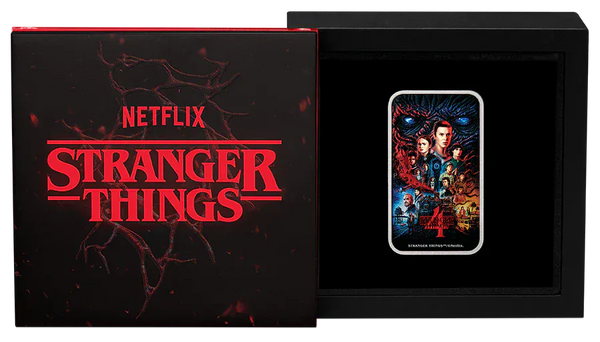Stranger Things - Season 4 2026 $1 Colour Rectangular 1oz Silver Uncirculated Coin
