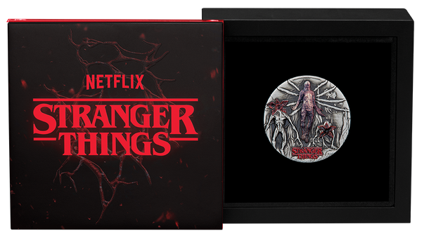 Stranger Things - Villains 2026 2oz Silver Antiqued Coloured Coin