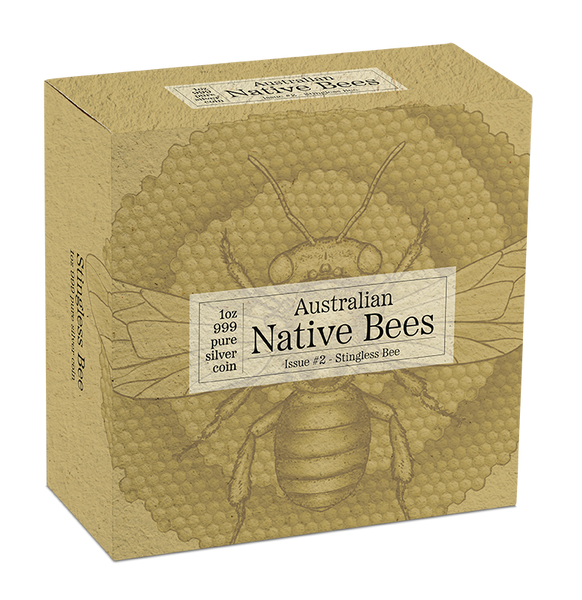 2026 Australian Native Bees - Stingless Bee 1oz Silver Proof Hologram Coin