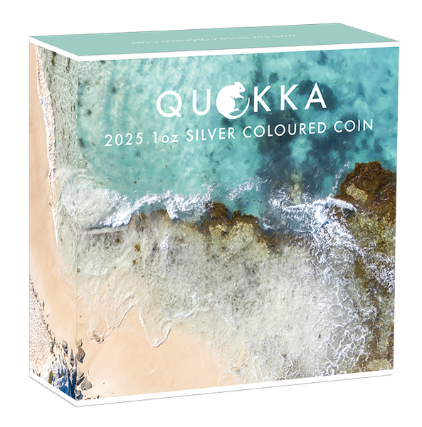Quokka 2025 1oz Silver Coloured Coin