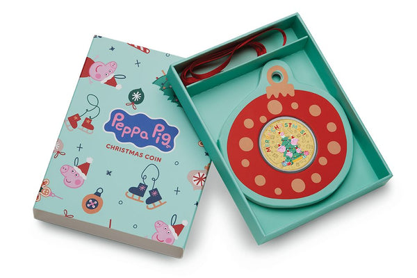 2026 Peppa Pig Christmas collector coin in box