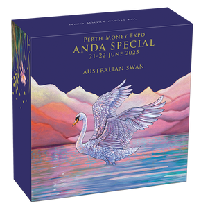 Perth ANDA Money Expo 2025 - Australian Swan 2025 1oz Silver Proof Coin