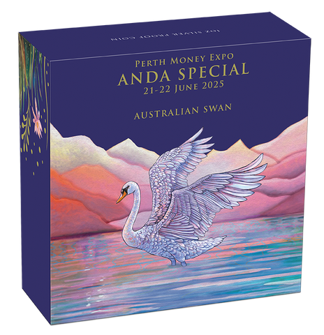 Perth Money Expo 2025 - Australian Swan 2025 1oz Silver Proof Coin