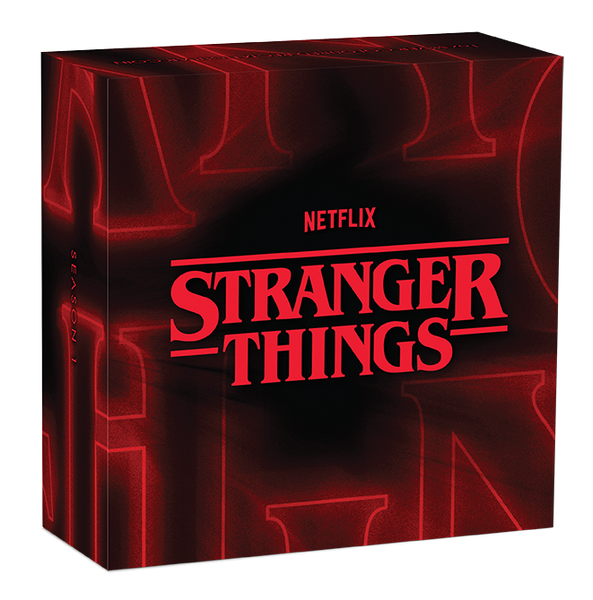 Stranger Things - Season 1 2026 1oz Silver Coloured Rectangular Coin