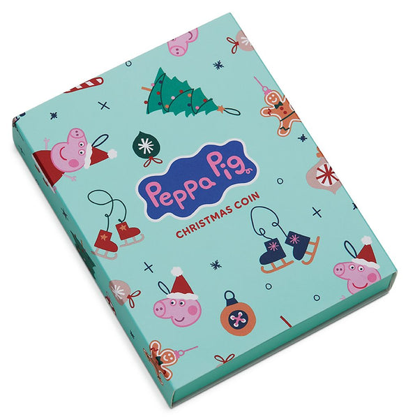 2026 Peppa Pig Christmas collector coin box closed