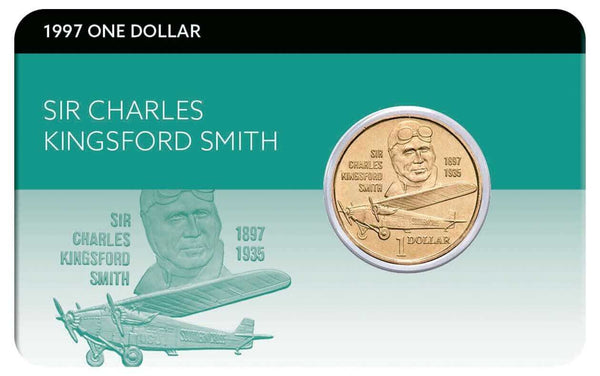 1997 $1 Charles Kingsford Smith Large Portrait Coin Pack