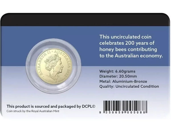2022 Australia $2 Honey Bee Coloured Al-Br Coin Pack