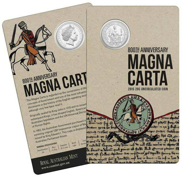 2015 20c 800th Anniversary of Magna Carta
