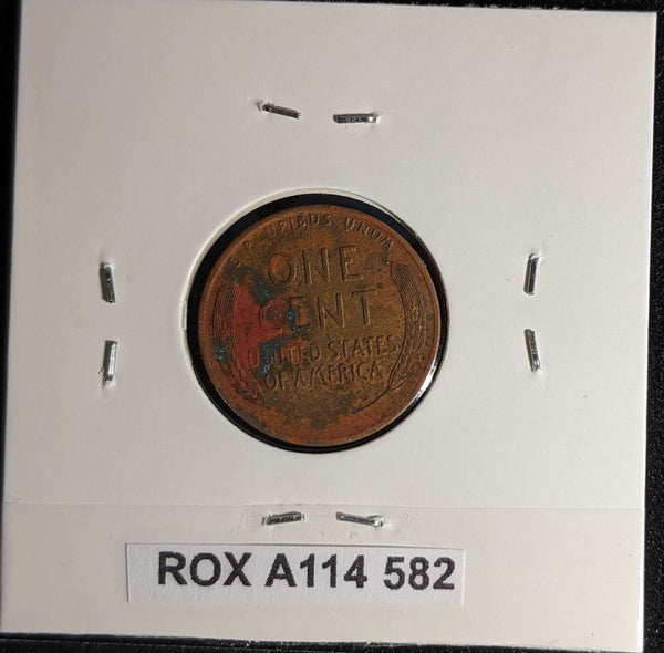 USA 1947 S One Cent KM# A132 Corroded #582 #28A