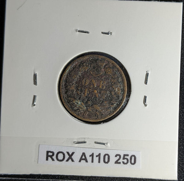 USA 1892 Cent KM# 90a Damage #250 #29A