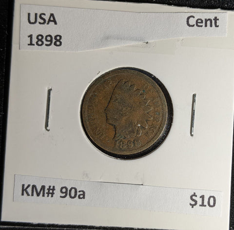 USA 1898 Cent KM# 90a #136 #29B