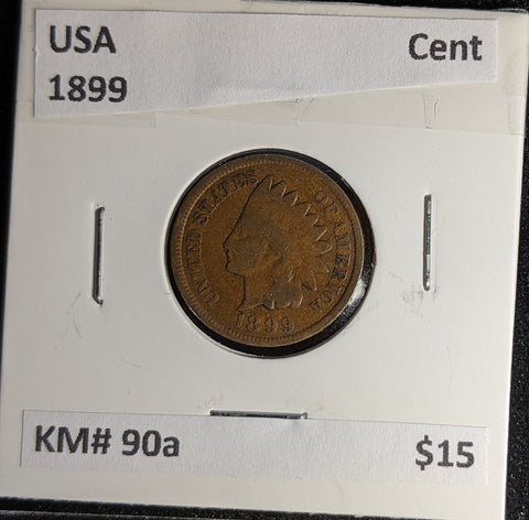 USA 1899 Cent KM# 90a #138 #29B