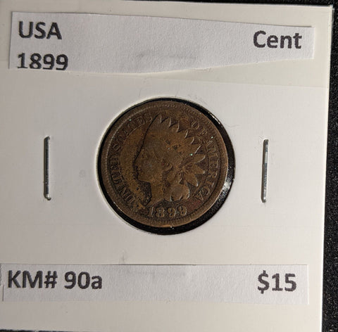 USA 1899 Cent KM# 90a #150 #29B