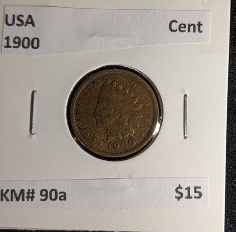 USA 1900 Cent KM# 90a #032 #29B