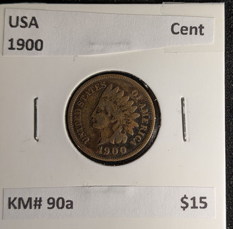 USA 1900 Cent KM# 90a #287 #29B