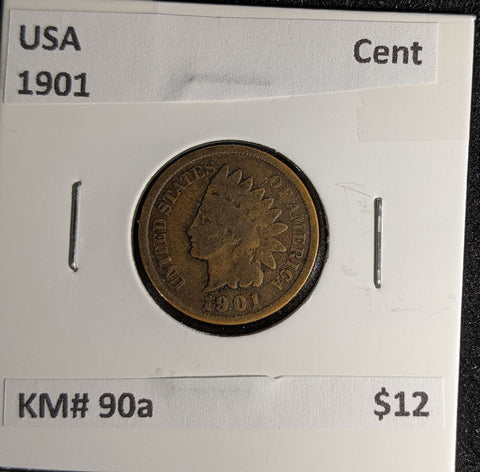 USA 1901 Cent KM# 90a #294 #29B