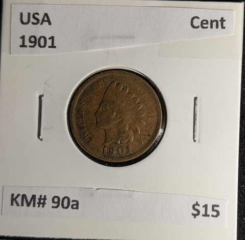 USA 1901 Cent KM# 90a #292 #29B