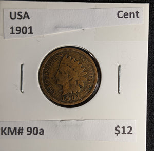 USA 1901 Cent KM# 90a #284 #29B