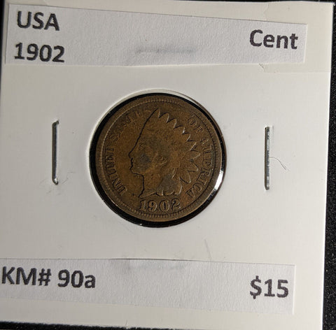 USA 1902 Cent KM# 90a #011 #29B