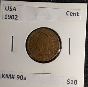 USA 1902 Cent KM# 90a #272 #29C